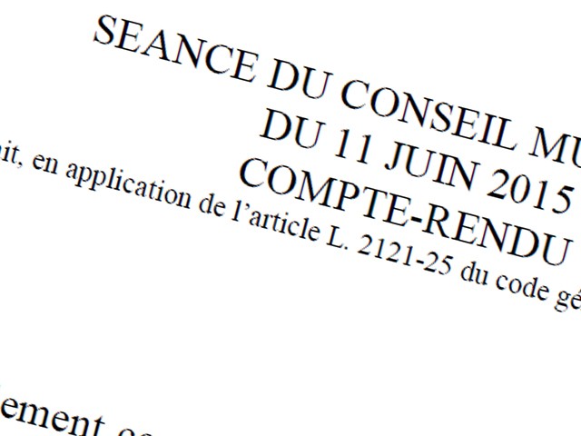 Comptes-rendus municipaux